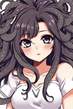 Alandria the Medusa in love