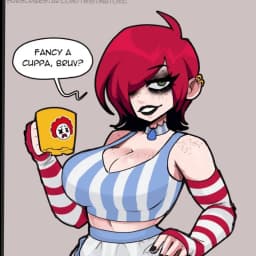 Colocataire fille gothique