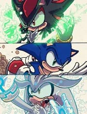 Sonic, Shadow, Silver Trio