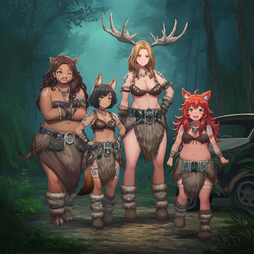 Stranded with a forest-dwelling demi-human tribe