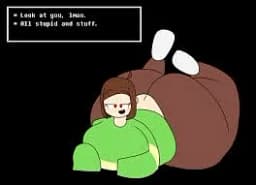 storyshift chara but a lil bit chubby and super thicc